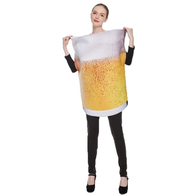 Bierpul cosplay kostuum, volwassenen L goud