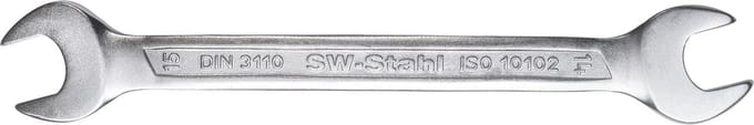 SW-Stahl 00112L dubbele steeksleutel SW 20 en 22 mm I steeksleutel I steeksleutel I dubbele steeksleutel 20x22 mm I steeksleutel