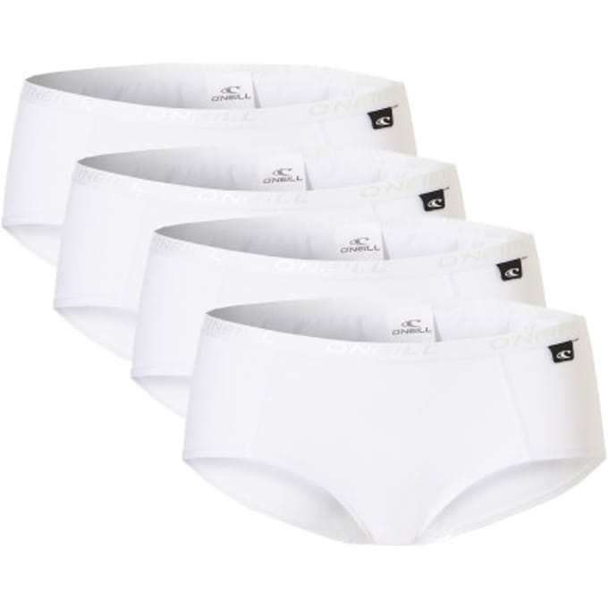O'Neill Dames Hipsters 4-Pack Wit - Maat L