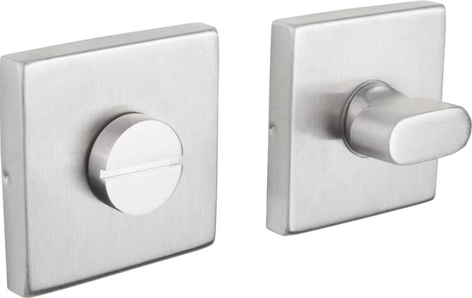Lavuzo WC|sluiting RVS vierkant rozet | Per Set