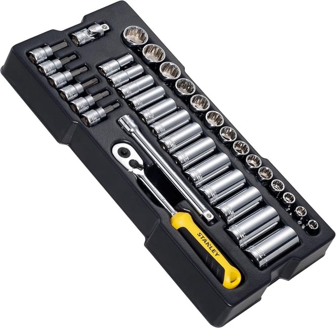 Stanley Transmodule Serie - Dopsleutelset - 3/8" - 36 Stuks - Professioneel