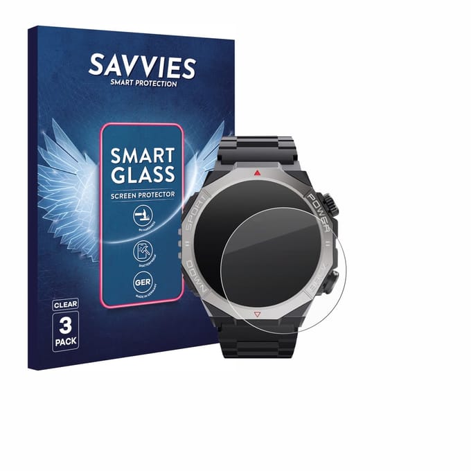 3 Stuks Savvies Screenprotector - geschikt voor Ddidbi S10 1.39" - beschermfolie glas transparant