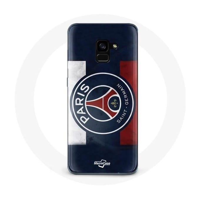 Coque - Paris Saint Germain - Galaxy A8 Plus - Souple - Logo PSG - Protection