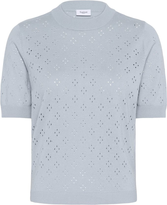 Saint Tropez OlineSZ SS Pullover Dames Trui - Kentucky Blue