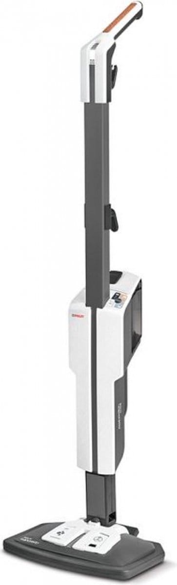 POLTI VAPORETTO SV660 STYLE - Balai vapeur 2-en-1 - Tout sol - 1500 W - 0,5 L - Câble 6 m - Gris / Blanc