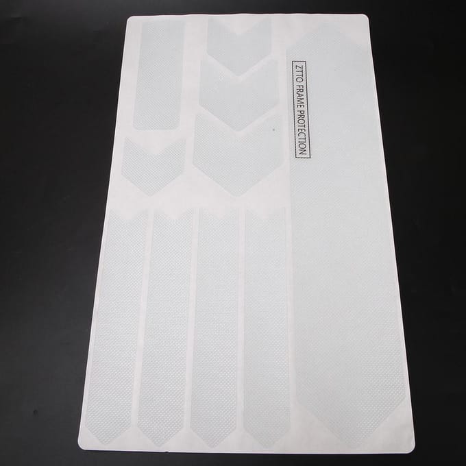 Fietsframe Beschermers Stickers Krasbestendige Racefiets Framehoezen (#3) white