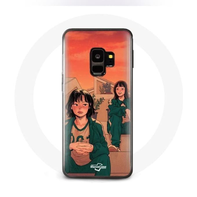 Coque pour Samsung S9 plus Squid Game Kang Sae Byeok Numéro 067 Et Ji Yeong Numéro 240