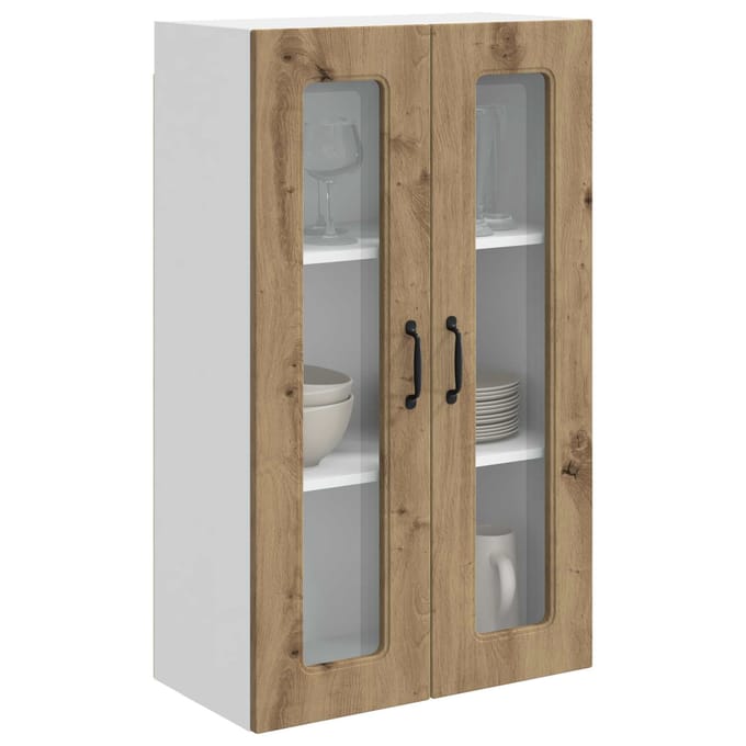 vidaXL - Vaatwasserpaneel - Kalmar - Artisan - Eiken - 60 - x - 31 - x - 100 - cm