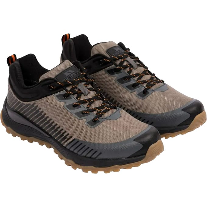 Trespass Heren Ford Leren Trainers (Olijf)