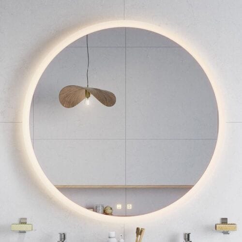 pianura Mia LED bathroom mirror 100 cm with mirror heating