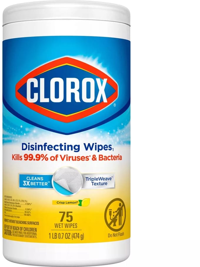 Clorox Lemon Fresh - Schoonmaakdoekjes - 75 stuks