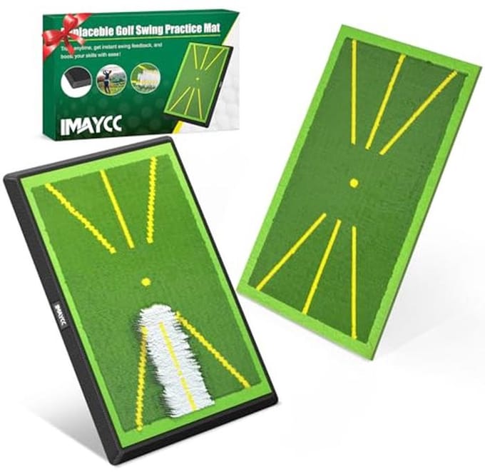 Vervangbare Golfmat Oefenmat met Antislip Rubberen Basis - Ideaal voor Binnen- en Buitentraining
