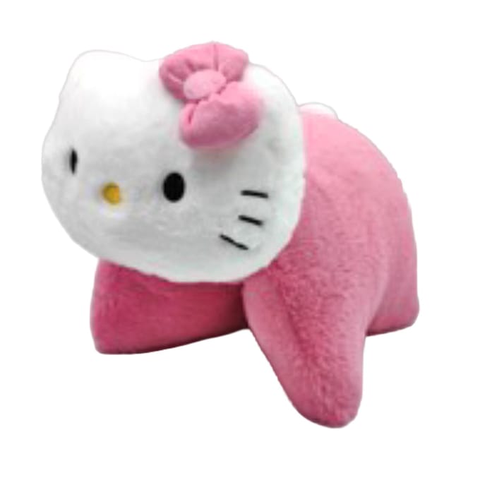 Hello Kitty 2in1 deluxe knuffelkussen 45x28cm