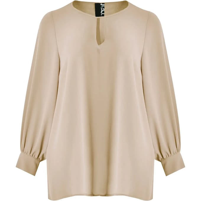 Blouse met lange mouwen van chiffon voor dames Mat Fashion