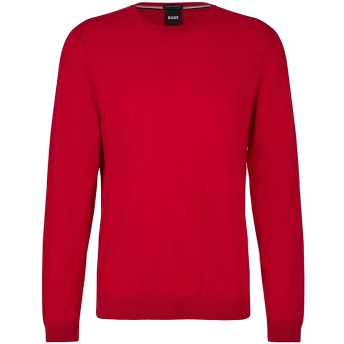 Hugo Boss Heren Leno-P Trui (Rood)