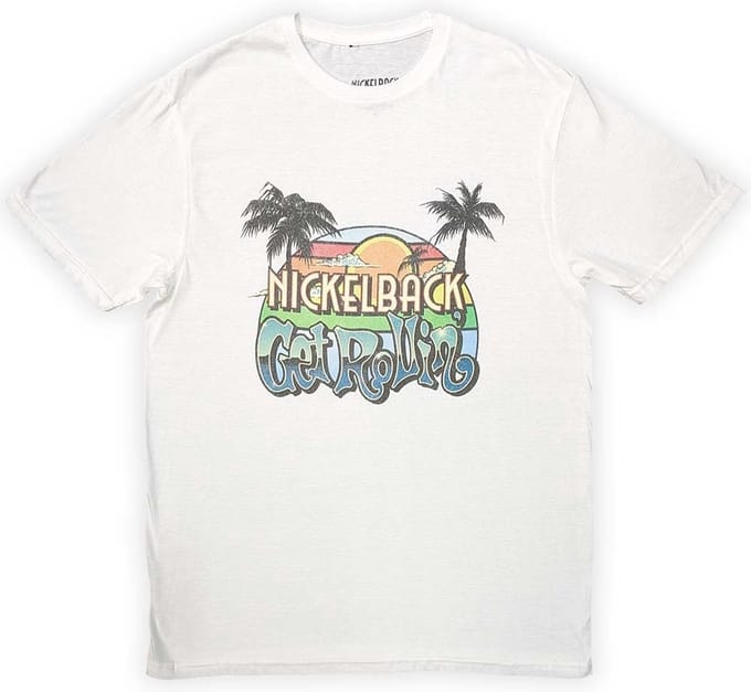 Nickelback - Get Rollin' Sunset Heren T-shirt - XL - Wit