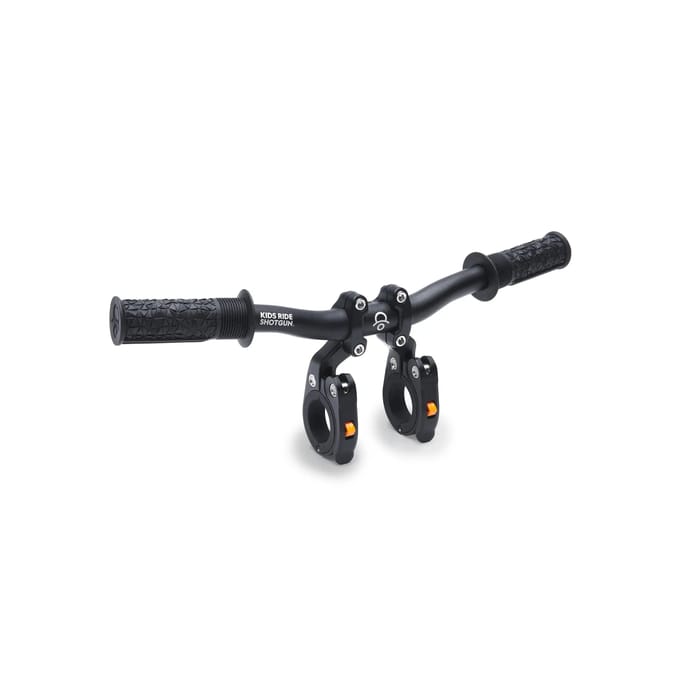 Shotgun Pro 2.0 Combo Voorste Kinderzitje Voor De Fiets Zwart Jongen