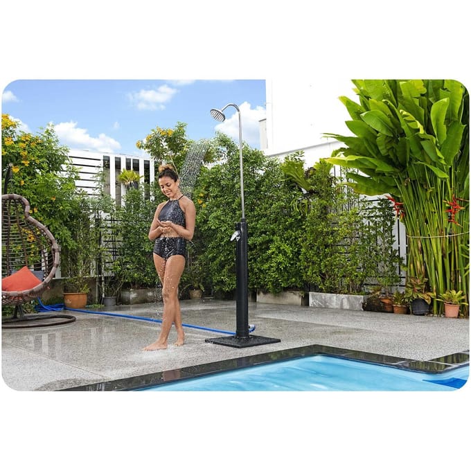 Bestway – 58694/24 – Buiten solar douche – 8 L – Zwarte tank