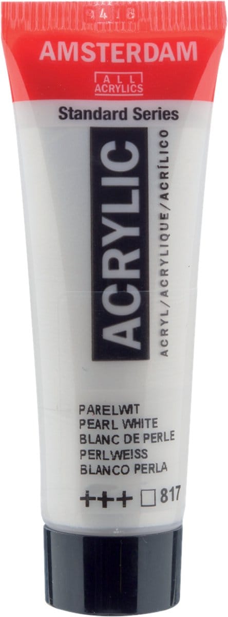 Verf - Acryl - 817 - Parel wit - Amsterdam - 20ml