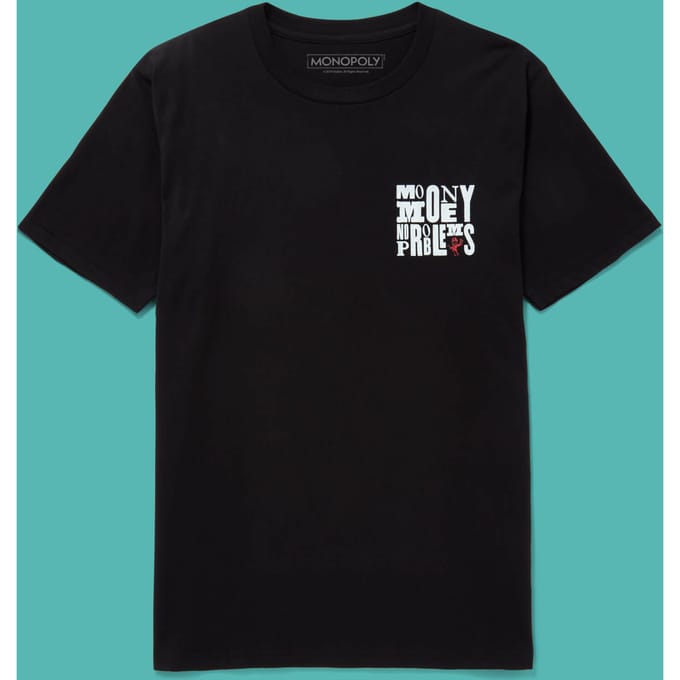 Monopoly Mo Money T-Shirt - Black - S - Zwart