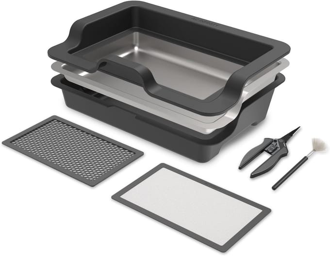 Groot Trim Tray Set voor Planten | Ergonomisch Design met Verwisselbare Schalen en Zeefen