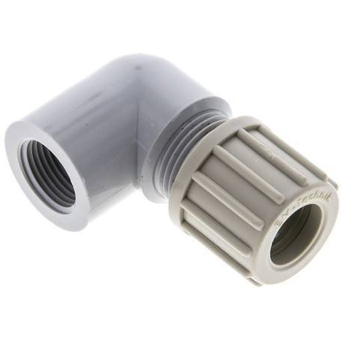 14x12mm & G3/8'' PA L-Vorm Knelfitting Binnendraad 10bar