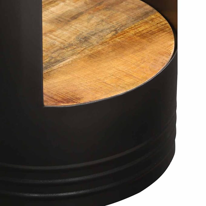 vidaXL - Salontafel - 43x55 - cm - massief - mangohout