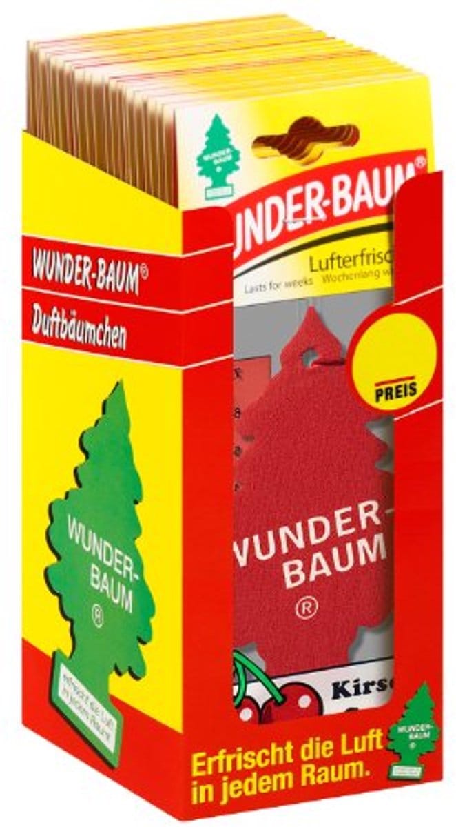 Wunder-Baum 134206/24 luchtverfrisser 24-delige box kersen