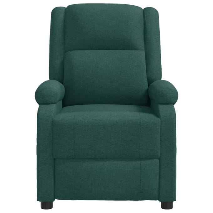 vidaXL - Massagestoel - stof - donkergroen