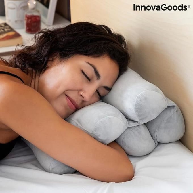 Ergonomisch kussen van Innovagoods: Multifunctioneel modulair kussen Rollow InnovaGoods Wellness Relax