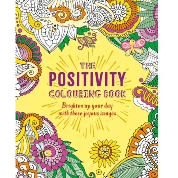 The Positivity Colouring Book - Arcturus Creative Colouring - Willow, Tansy