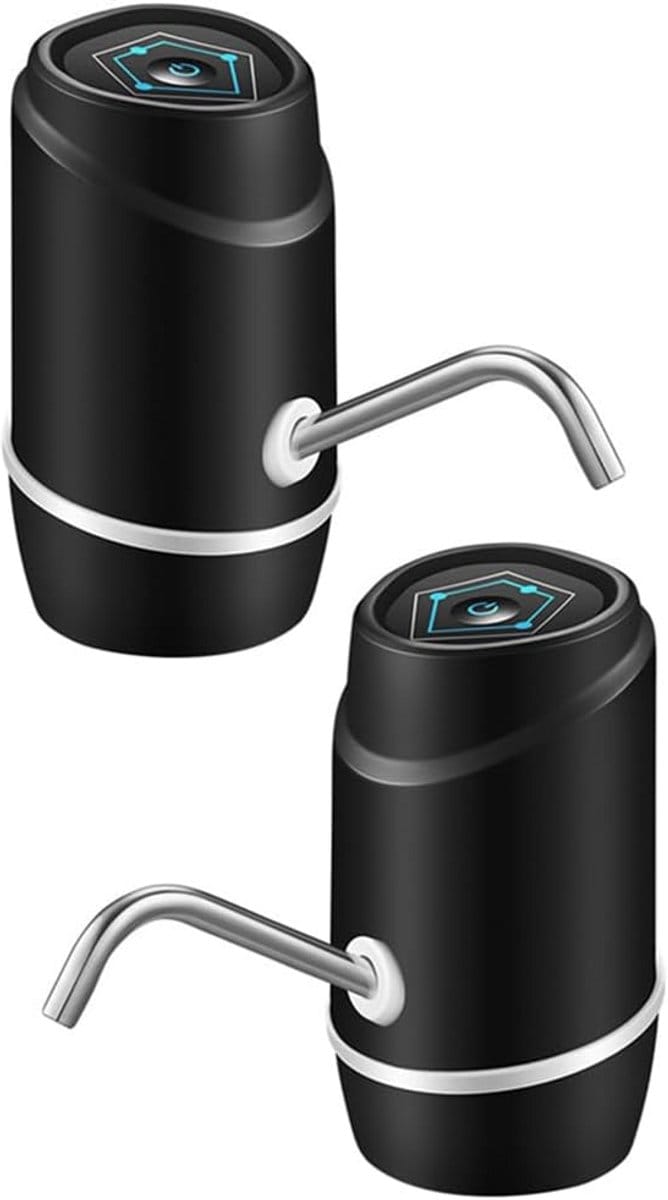 Elektrische Waterpomp voor Flessen USB Oplaadbaar Zwart Draagbaar