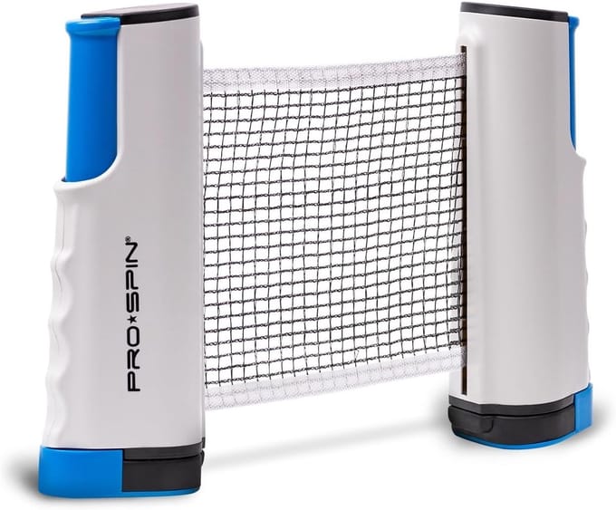 Draagbaar Pingpongnet voor Elke Tafel - Intrekbaar en Lichtgewicht