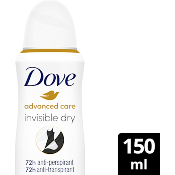 Deodorant spray invisible dry