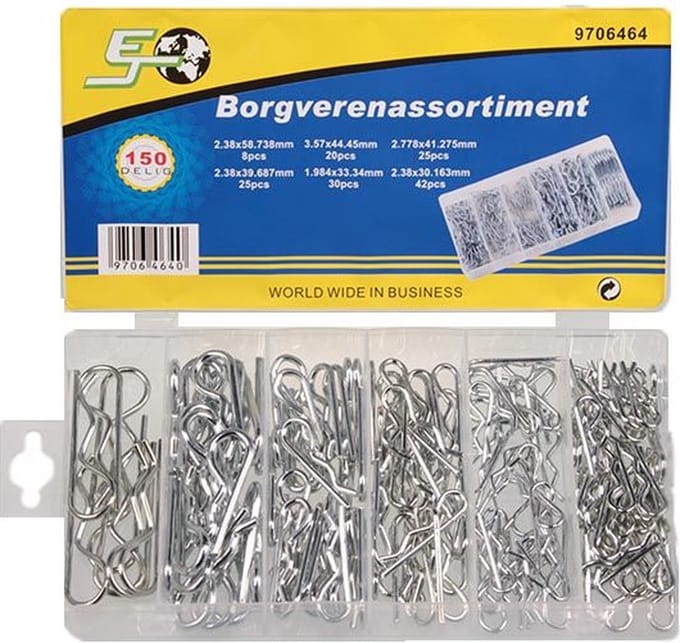 Borgveren assortimentsdoos 150-delig - TOPGEAR
