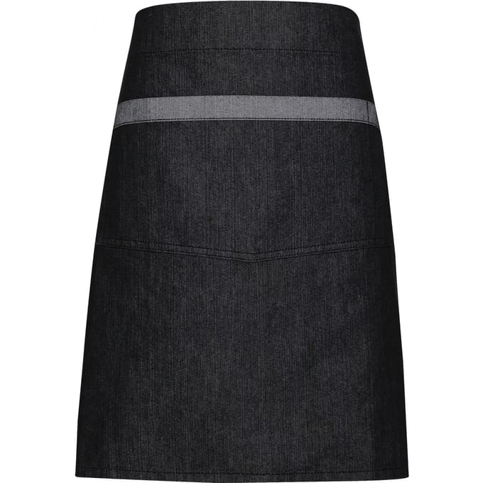 Schort/Tuniek/Werkblouse Unisex One Size Premier Black Denim 70% Katoen, 30% Polyester