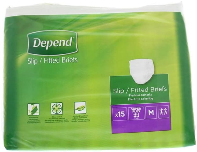 Depend Slip Super Plus Medium 15 stuks
