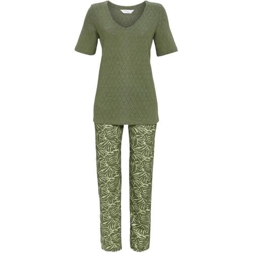 Ringella Tropisch groene pyjama katoen Groen vrouw 38
