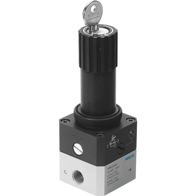 Festo Precisiedrukregelventiel G1/4'' 0.05-4bar 2000l/min - 194692 - P2WWF
