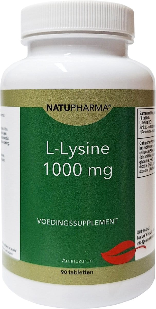 Natupharma L-Lysine 1000 mg 90 tabletten