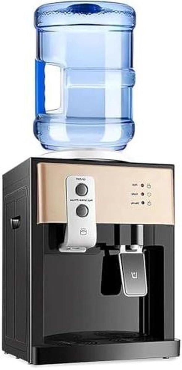 Water Dispenser - Warme Koude Cooler - Direct Drinken - Compact Werkblad Model - 18.9L Fles - Glas