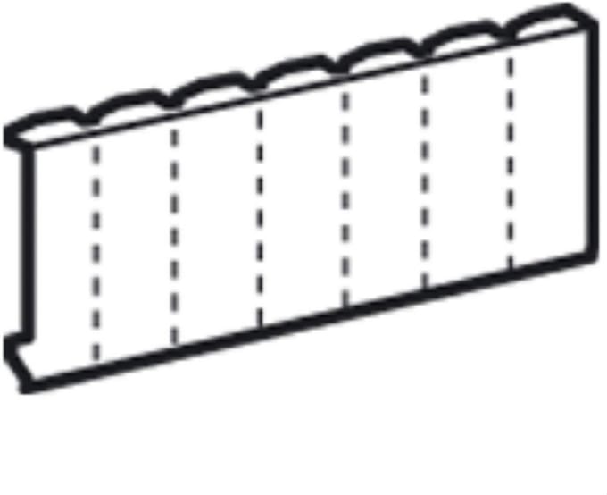 Verdeelstrip 18 Modules Wit voor Installatiekasten