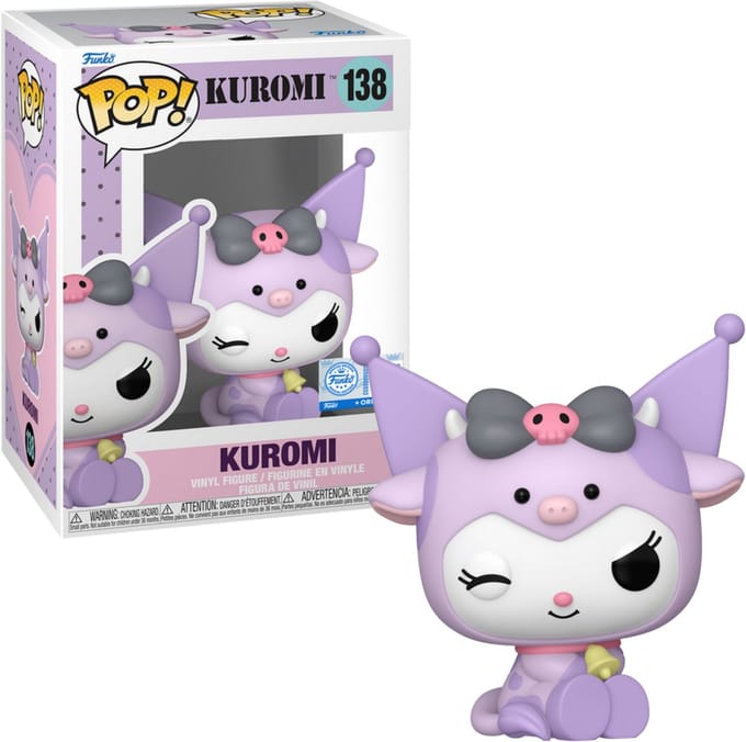 POP! Figures ! Sanrio Hello Kitty - Kuromi in Cow Cosplay Speelpoppen