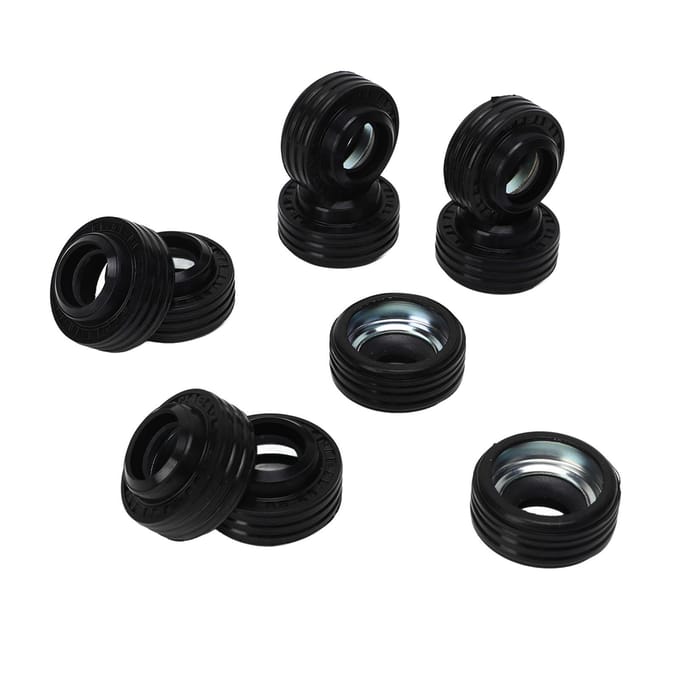 10PCS Kit Joint d'Arbre de Compresseur AC Caoutchouc Noir Circulaire Joint d'Huile de Compresseur AC Adapté pour Compresseur AC 10S black