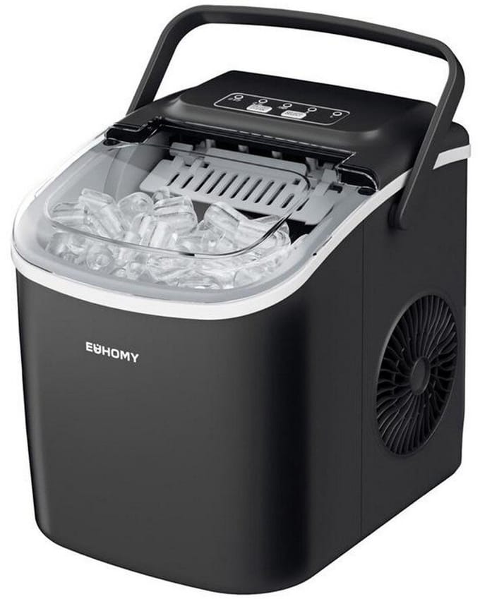 Euhomy Ijsmaker IM016 12kg Ice Cube Maker - Black