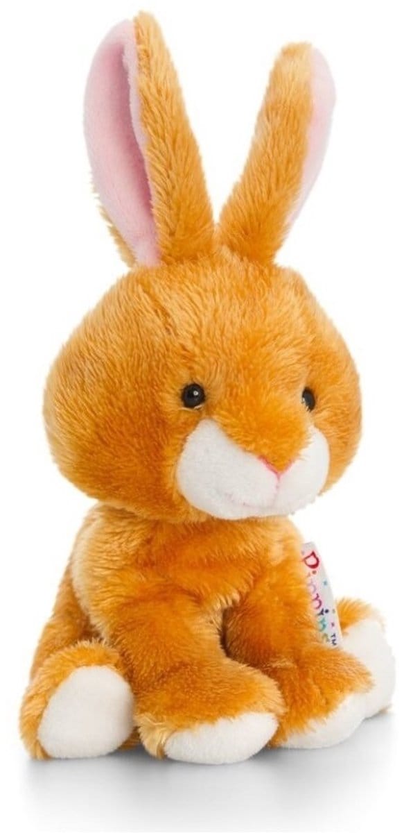Keel Toys - Groot Pippins Konijn - Pasen - 20 cm - Bruin