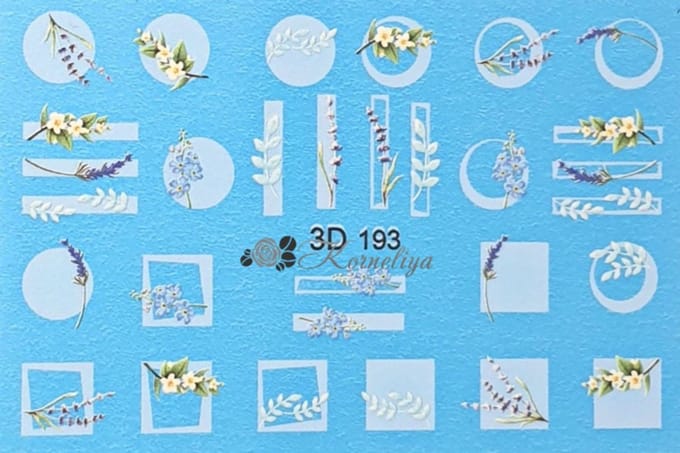 Korneliya 3D Waterdecal - 3D 193