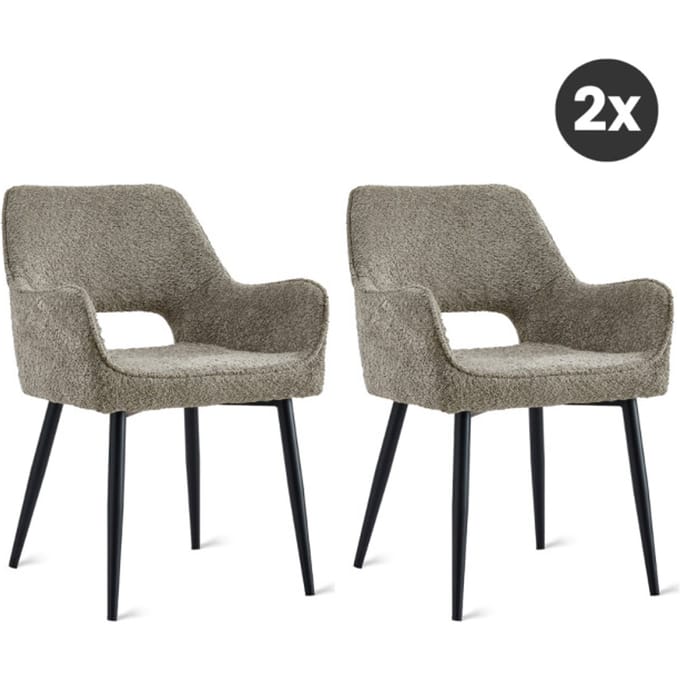 Multifurn 2x eetkamerstoel ray (set van 2)