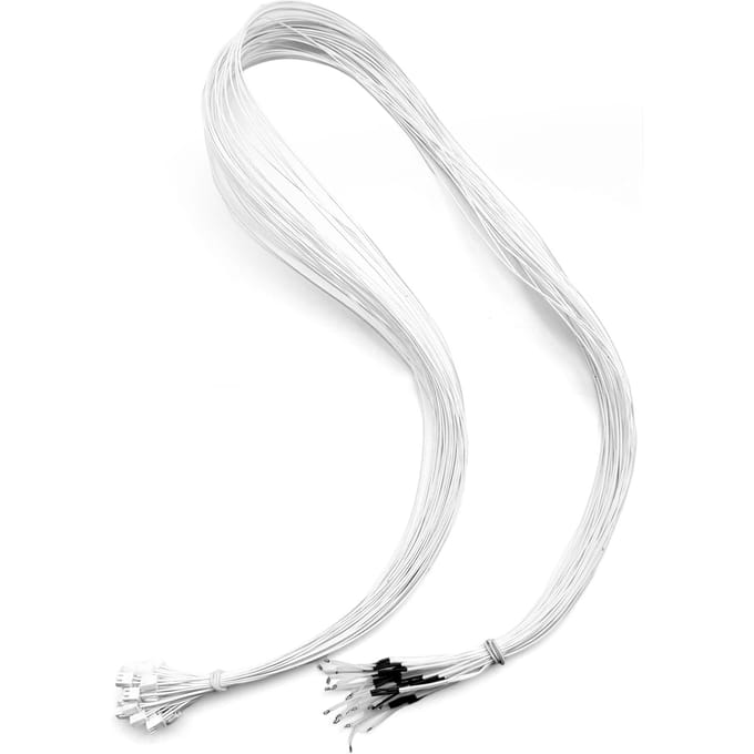 3D-printer NTC 3950 Thermistoren Temp Sensor NTC3950 100K ohm Compatibel voor Creality Ender 3 1m - 20pcs wit