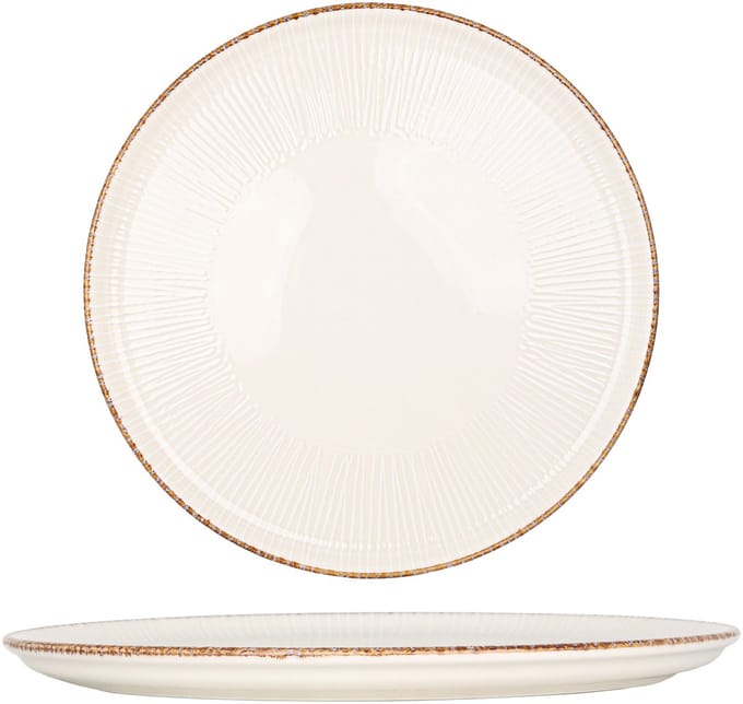 By Bone Pizzabord - Grace - Porselein - 32 cm - set van 2
